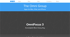 Desktop Screenshot of omnigroup.com